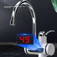Robinet d'eau chaude électrique pour le commerce extérieur, robinet de cuisine à chauffage instantané pour usage domestique, commande mécanique, boîtier ABS pour un chauffage rapide de l'eau