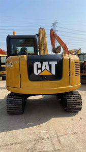 Mini-excavatrice hydraulique CAT 308E2 d'occasion 8 tonnes, multi-modes, pour l'entretien des canaux d'irrigation agricoles et la démolition de structures - Product Image 3