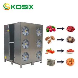 Kosix fabrika satış ticari paslanmaz çelik gıda meyve sığır puf aperatifler gıda kurutma makinesi