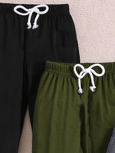 Genç okul öğrencileri için özel 3 adet/torba örme Joggers genç erkek ve çocuklar için rahat spor Sweatpants - Product Image 2