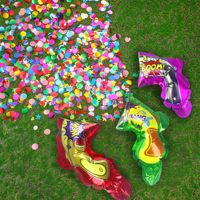 Pistolet lance-confettis et feux d'artifice gonflables portatifs pour le Nouvel An, les anniversaires, Noël, les mariages et les remises de diplômes
