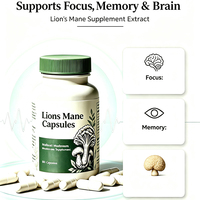 Capsules d'extrait de champignon Crinière de lion en marque blanche – Fabricant ODM & OEM – Stimulant immunitaire et supplément pour la mémoire – Capsules de Cordyceps