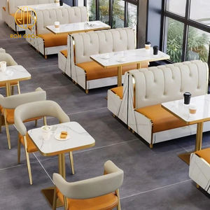 Caffè caffetteria in marmo ristorante mobili divano Set stand e sedia da tavolo per ristorante <span class=keywords><strong>Cafe</strong></span> - Product Image 1