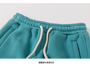 Vente en gros de pantalons pour enfants de 4 à 16 ans, pantalons de survêtement baggy épais pour enfants, pantalons chauds d'hiver en polaire pour garçons - Product Image 2