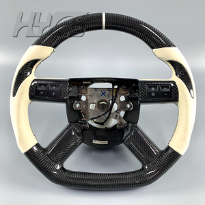 Accessoires intérieurs de voiture, mise à niveau sportive, volant en fibre de carbone pour Dodge <span class=keywords><strong>Chrysler</strong></span> 300 C <span class=keywords><strong>300C</strong></span> berline SRT SRT8 <span class=keywords><strong>Touring</strong></span> - Product Image 1