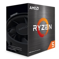 Pour processeur de bureau R5 5600 AM4 en boîte, 6 cœurs, 12 threads, 3,5 GHz, 65 W, pour cartes mères B450M/B550M