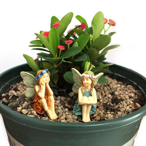 6 Figuras de Hadas de Resina, Hadas Sentadas, Amigas para Siempre, para Manualidades de Jardín de Hadas y Suministros de Regalo - Product Image 5