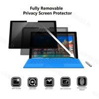 Cadre Colle Bord Couverture Soie Impression Privacy Screen Protector Anti Glare Explosion Filter For 13.5 Inch Surface Pro 8/9/X