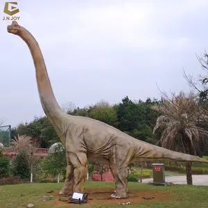 SGAD113 tema parkı animatronic dinozor modeli büyük brachiosaurus sergi için