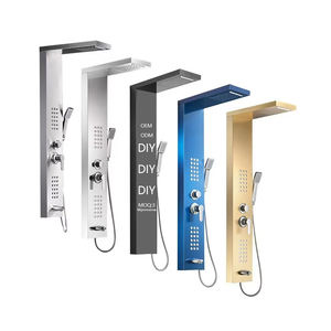 <span class=keywords><strong>Mitigeur</strong></span> de <span class=keywords><strong>douche</strong></span> mural moderne OEM ODM personnalisé en acier inoxydable avec jet dorsal SPA pour massage - Product Image 1