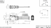 Micro-interrupteur étanche de haute qualité avec fil à souder et micro-interrupteur IP67 à levier pour équipement électronique
