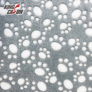 Kingcason-<span class=keywords><strong>tela</strong></span> de lana de Coral de una cara, tejido de punto urdimbre 100% poliéster, impresión personalizada, para uso general, venta al por mayor - Product Image 2