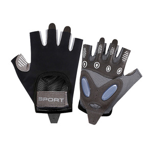 Gants de cyclisme demi-doigts – Antidérapants et absorbant les chocs, gants de sport en soie glacée pour hommes et femmes – Parfaits pour le vélo, la salle de sport, le yoga, le fitness - Product Image 2