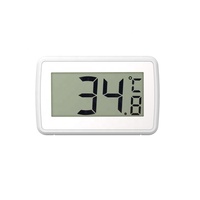 Termometer Kulkas Digital, Termometer Kulkas Digital Magnetik dengan Dudukan Dapat Ditarik dan Dudukan Gantung