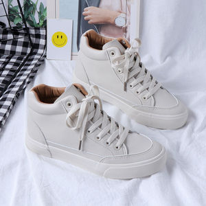 Nuovo arrivo High Top bambini scarpe da scuola in bianco e nero <span class=keywords><strong>Sneakers</strong></span> Casual per bambini bambini per ragazze e ragazzi scarpe - Product Image 5