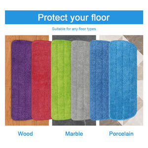 16,5 Polegada Reutilizável <span class=keywords><strong>Mop</strong></span> Almofadas Microfibra <span class=keywords><strong>Spray</strong></span> <span class=keywords><strong>Mop</strong></span> Cabeças de Substituição para Esfregões Molhados/Secos Compatível com Sistema <span class=keywords><strong>Bona</strong></span> Floor Care - Product Image 4