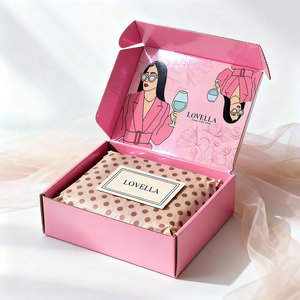 Коробки для упаковки одежды, косметики и подарков с индивидуальным дизайном, печатью и бесплатным дизайном, из гофрированного картона, для электронной коммерции. - Product Image 2