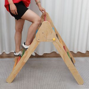 Enfants Montessori Piklers Intérieur École Usage Domestique Écologique Grimpeur Gym Ensemble Pliable En Bois Escalade Cadre Bébé Utilisation - Product Image 4