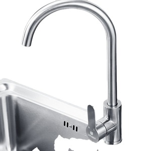 ก๊อกน้ำอ่างล้างจานแบบหมุนได้ Unihopper 304 สแตนเลสสตีล แบบก้านเดี่ยว ติดตั้งบนเคาน์เตอร์ วาล์วเซรามิกทันสมัย หมุนได้ 360 องศา - Product Image 2