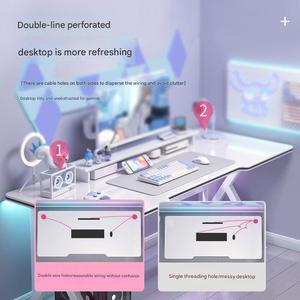 جودة عالية حديثة بسيطة مع رف مريح مكتب كمبيوتر منزلي للمكتب لغرفة المعيشة تخفيضات كبيرة - Product Image 3