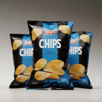 Sacs d'emballage alimentaire personnalisés en gros, Doypack, sachets verticaux, scellables sous vide, anti-odeur, en plastique et aluminium, pour biscuits et chips
