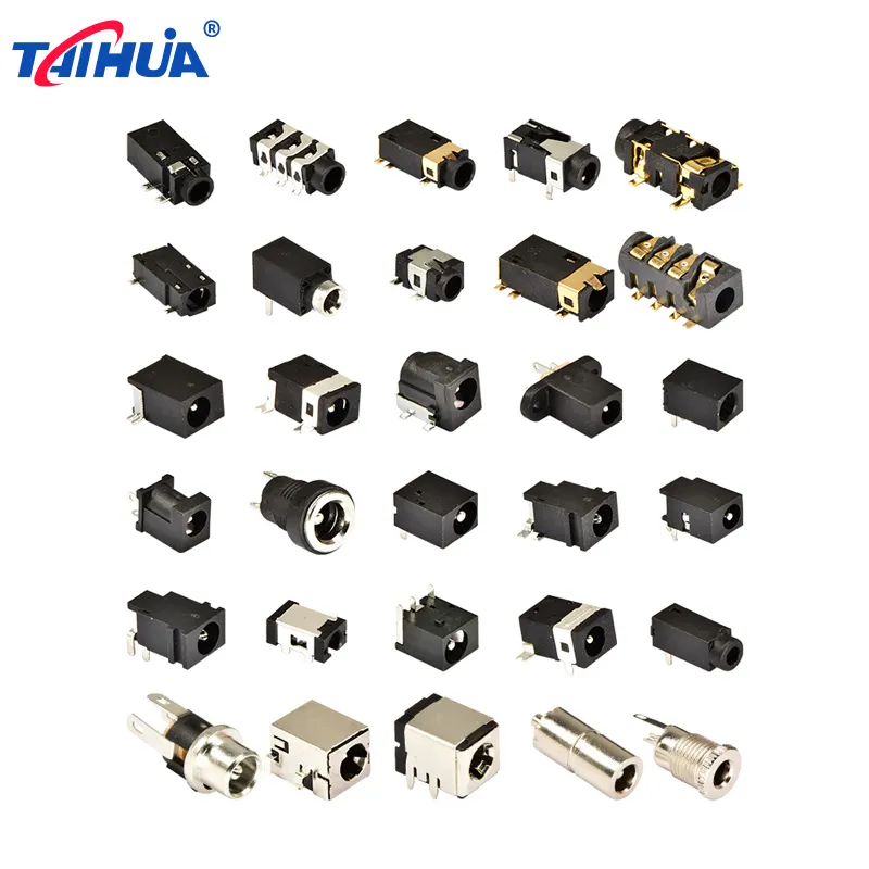 DC-022 Power Jack 2.5mm male 5521 5525 Vertical 5.5 x 2.1 mm female 3 pin dc power jack