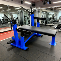 Rack combiné commercial pour la musculation, banc de squat réglable, presse pour les triceps, entraînement de la poitrine, musculation puissante