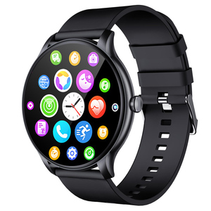 Montre connectée multisports avec écran AMOLED, surveillance de la fréquence cardiaque et suivi de la santé pour femmes, compatible avec iPhone et <span class=keywords><strong>Samsung</strong></span>, disponible sur Alibaba. - Product Image 2