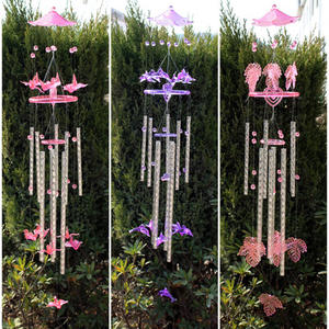 Fabrika fiyat Metal tüpler rüzgar ahenge bahçe kapı pencere duvar asılı süsleme tüpler Bells ev dekorasyon bahçe süslemeleri - Product Image 2