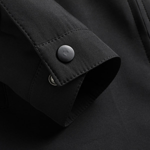 Chaqueta Bomber de Poliéster con Estampado de Corazón para Hombre, Estilo Urbano, Primavera-Otoño 2025, para Hombres de Mediana Edad, Mayores y Abuelos - Product Image 6