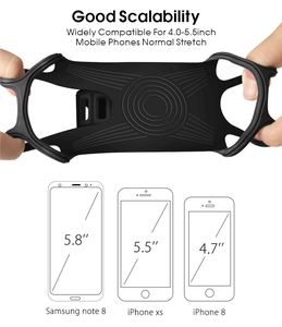 <span class=keywords><strong>Support</strong></span> de téléphone de vélo <span class=keywords><strong>support</strong></span> de guidon Rotation à 360 degrés en Silicone pour <span class=keywords><strong>Xiaomi</strong></span> OnePlus - Product Image 4