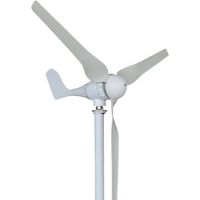 Générateur d'éoliennes à axe horizontal Luvorb 12/24V/48V 600W 800W 1KW Moteur d'éoliennes hybride solaire MPPT pour usage domestique
