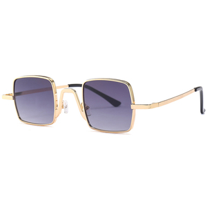 DAISYER 2021 Italien mode hommes <span class=keywords><strong>lunettes</strong></span> petit carré rétro cadre en or fournisseur uv <span class=keywords><strong>lunettes</strong></span> de soleil femmes - Product Image 5