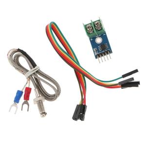 MAX6675 K من نوع وحدة استشعار درجة الحرارة الحرارية لوحة صغيرة مدمجة مع سلك القفز متوافق مع العاصمة 3-5 فولت - Product Image 5