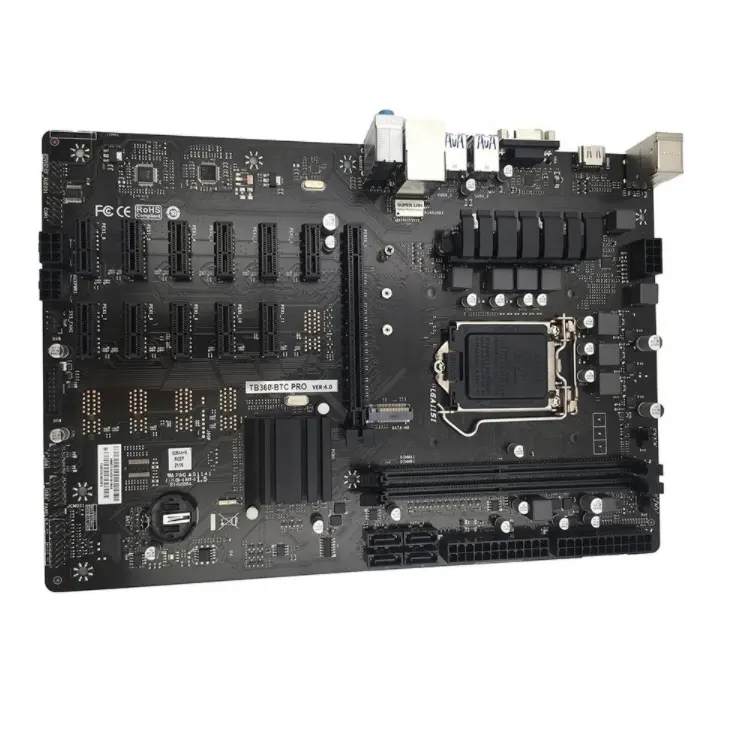 Ready Goods motherboard Mainboard 12GPU 12 PCI-E Slots B250 EXPERT Motherboard for Gaming Cpu Included