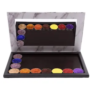 Magnetic Palette Marble Empty Makeup Palette with Mirror Eyeshadow Lipstick Blush Powder packaging case
