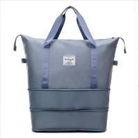 Sac de voyage extérieur à trois couches sac de sport multifonctionnel extensible et léger sac à bandoulière de nuit design tendance