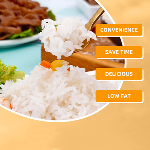 Riz Konjac biologique faible en glucides perte de poids repas diabétique sans gluten Keto régime prêt sac de cuisson Zhushan nourriture 200g - Product Image 5