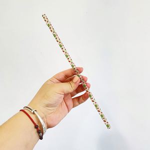 Pajitas Reutilizables de Plástico RTS al por Mayor, Pajitas para Beber Aptas para Lavavajillas con Diseño de Fresa y Sandía para Fiestas de Halloween - Product Image 2
