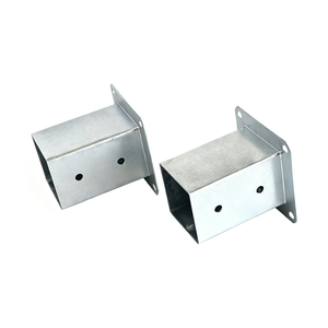 Support de poteau carré Sunsbuild en acier inoxydable 201 robuste, fixation en surface pour clôture extérieure, garde-corps et terrasse - Product Image 3