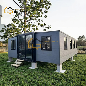 Nhà di động lắp ghép cao cấp 20FT 40FT, có thể gấp gọn, mở rộng, làm từ container thép, 2-4 phòng ngủ, dùng làm văn phòng, khách sạn, ngoài trời - Product Image 2