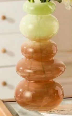 bubble Cyan and amber