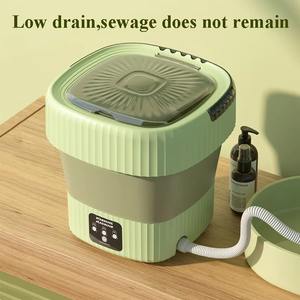 10L Mini Household <strong>Washing</strong> <strong>Machine</strong>, Dryer, New Foldable Portable <strong>Washing</strong> <strong>Machine</strong> For Dormitories And Hotels - Product Image 5