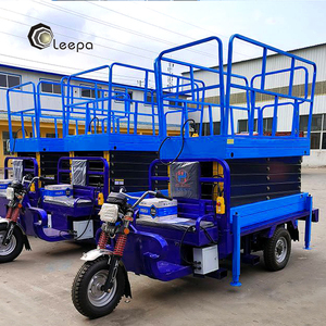 Nhà Máy Giá Cao Độ Cao Hoạt Động Điện Ba Bánh Xe Di Động Cắt Kéo Nâng Cao Độ Cao Xe Nâng Bảng Nền Tảng - Product Image 1