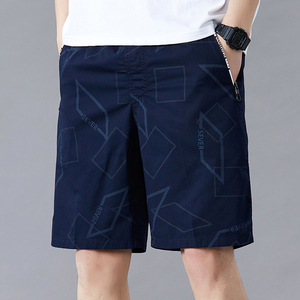 Shorts d'été pour hommes de grande taille, en coton, longueur genou, style golf, à carreaux, avec poche zippée, mode Y2K, pour la plage et la natation, coupe décontractée, style jogger, haute qualité - Product Image 4