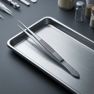 BK Industries Pince à éclats dentaires en acier inoxydable argenté, poignée moletée, instrument chirurgical manuel de classe I, 12 positions de mâchoires - Product Image 6
