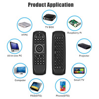 Mando a distancia G7V Pro para decodificador, dispositivo inalámbrico de 2,4G con Control de voz, Mini teclado Universal recargable, descuento en promoción