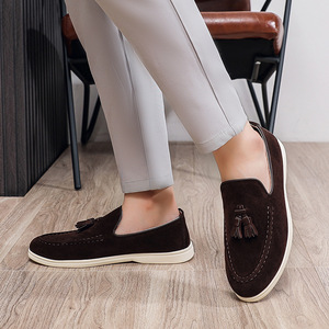 <span class=keywords><strong>Mocasines</strong></span> Planos para <span class=keywords><strong>Hombre</strong></span>, Tallas 39-45, Punta Redonda, Zapatos Casuales para el Trabajo y Fiestas, Zapatos Formales de Alta Calidad - Product Image 6