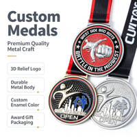 Produsen Medali Grosir Medali Logam 3D Emas Karate Judo Medali Olahraga Kustom Taekwondo Medali Personalisasi Kustom