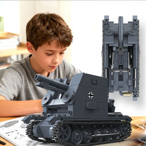 1/35 Ww2 sturmpaner I bisonte tedesco semovente carri armati di artiglieria Wargame miniature modellini giocattoli set di blocchi di costruzione - Product Image 3
